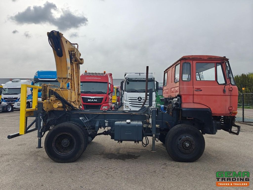 DAF FAV 1800 DT 320 4x4 Day Cab - Effer 2x Extendable - Fully Leaf-Sprung - MARGIN