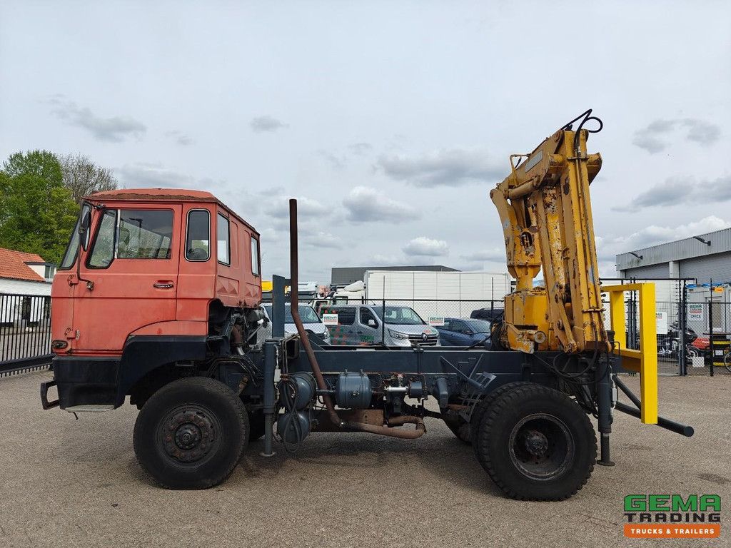 DAF FAV 1800 DT 320 4x4 Day Cab - Effer 2x Extendable - Fully Leaf-Sprung - MARGIN