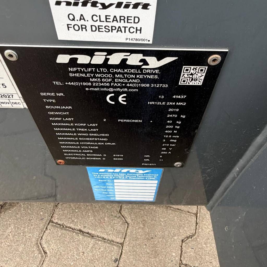 Niftylift HR 12