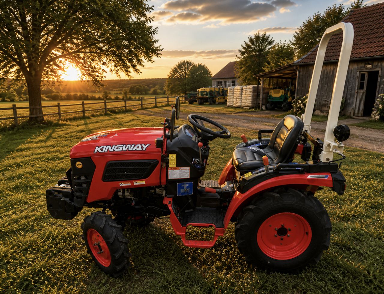 Kingway compacte minitractor trekker tractor 25PK 4x4 + garantie