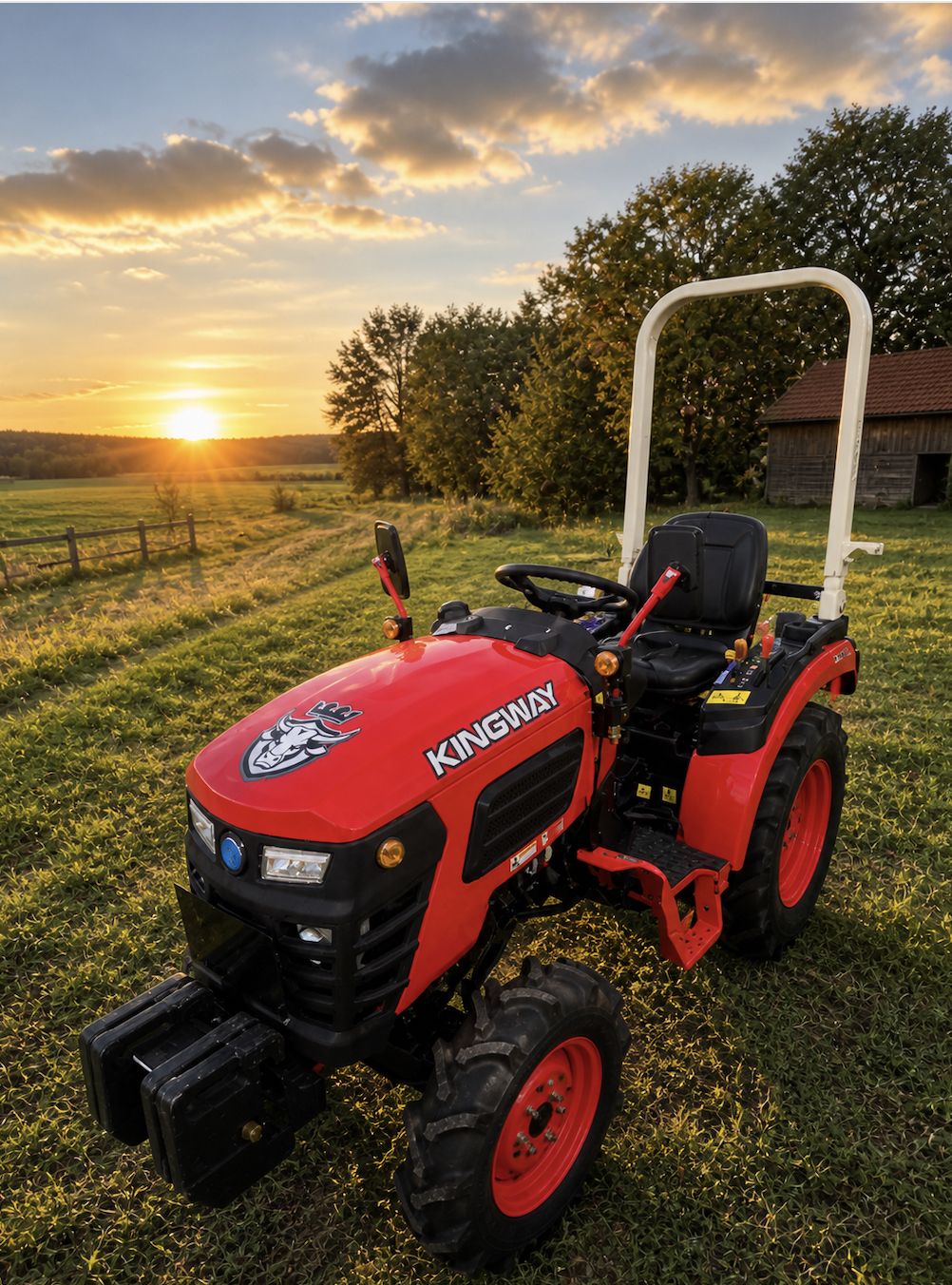 Kingway compacte minitractor trekker tractor 25PK 4x4 + garantie