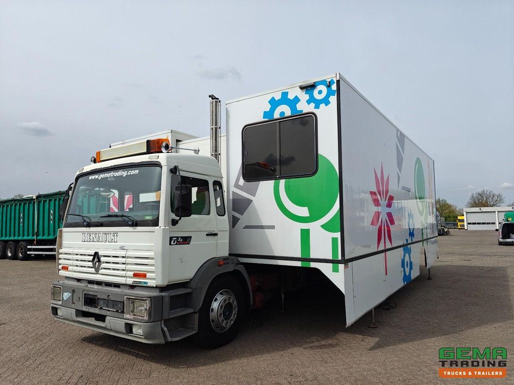 Renault G270 4x2 Day Cabin Euro1 - 32,947 km - 41 m² Mobile Exhibition Space / Camper / Office / Tiny House - Webasto / Mobile Ventilation