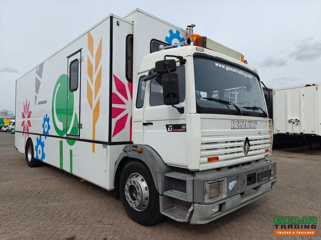 Renault G270 4x2 Day Cabin Euro1 - 32,947 km - 41 m² Mobile Exhibition Space / Camper / Office / Tiny House - Webasto / Mobile Ventilation