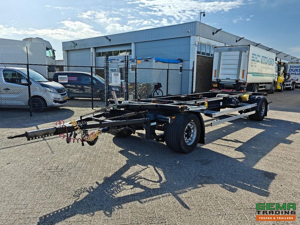 Krone AZ BDF-Chassis – TwistLocks – 40-mm-Kupplung – Zugstange – ABS