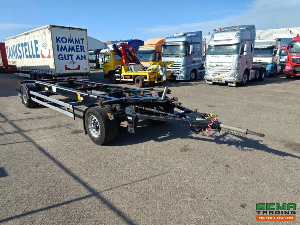 Krone AZ BDF-Chassis – TwistLocks – 40-mm-Kupplung – Zugstange – ABS
