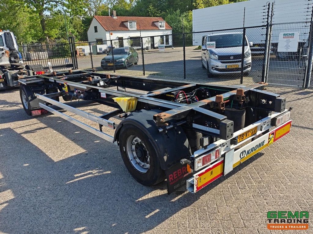 Krone AZ BDF-Chassis – TwistLocks – 40-mm-Kupplung – Zugstange – ABS