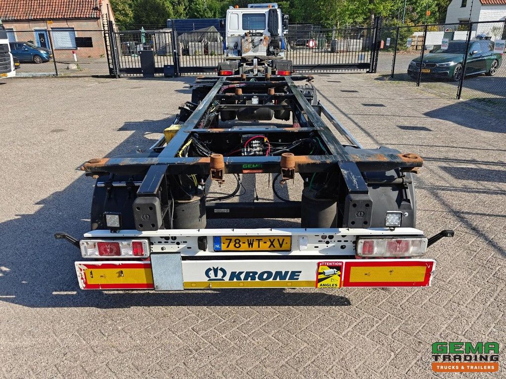 Krone AZ BDF-Chassis – TwistLocks – 40-mm-Kupplung – Zugstange – ABS