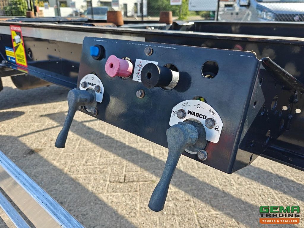 Krone AZ BDF-Chassis – TwistLocks – 40-mm-Kupplung – Zugstange – ABS