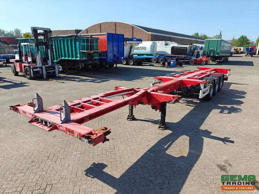 Pacton TXC343 KB MULTI - Refurbished - All Types of Containers - Center/Rear Slider - Lift Axle - BPW Drum Axles