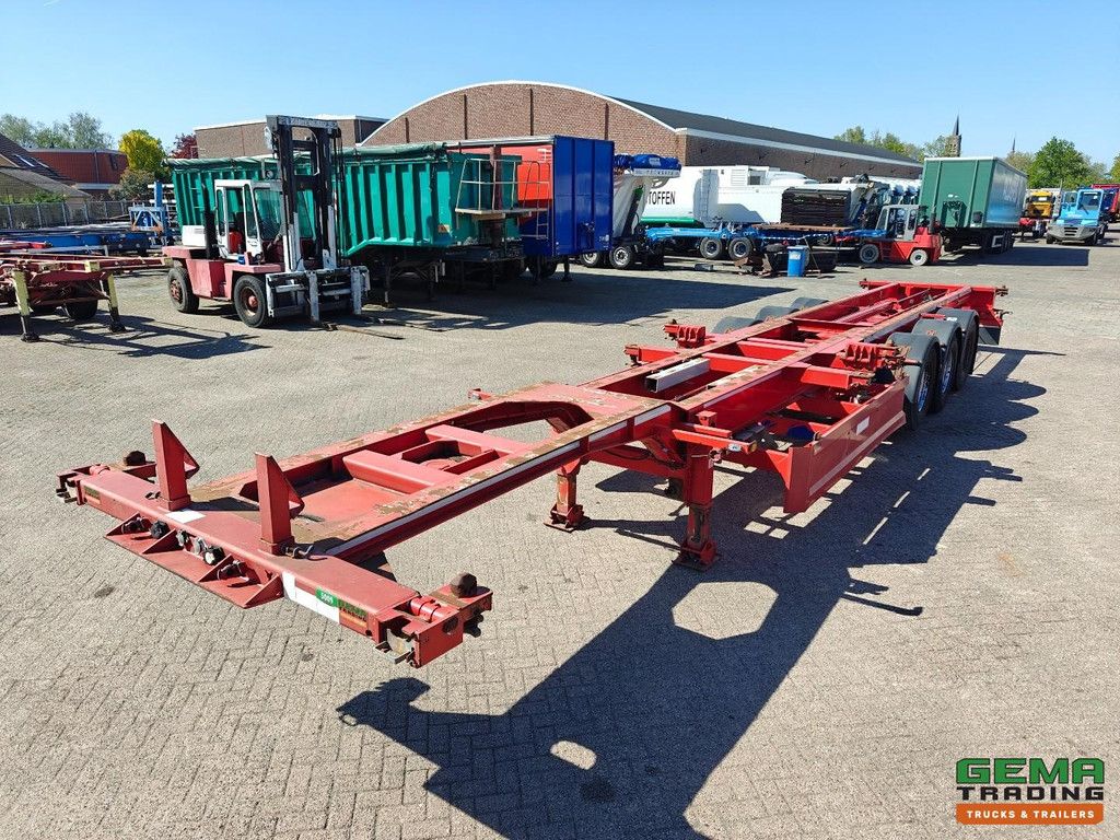 Renders ROC 12.27 Alle Containertypen – Heckauszug – Liftachse – BPW-Achsen – Scheibenbremsen