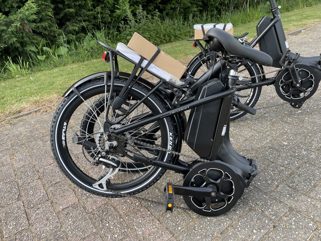 DEVRON elektrische vouwfiets dames heren DEMO model op=op!