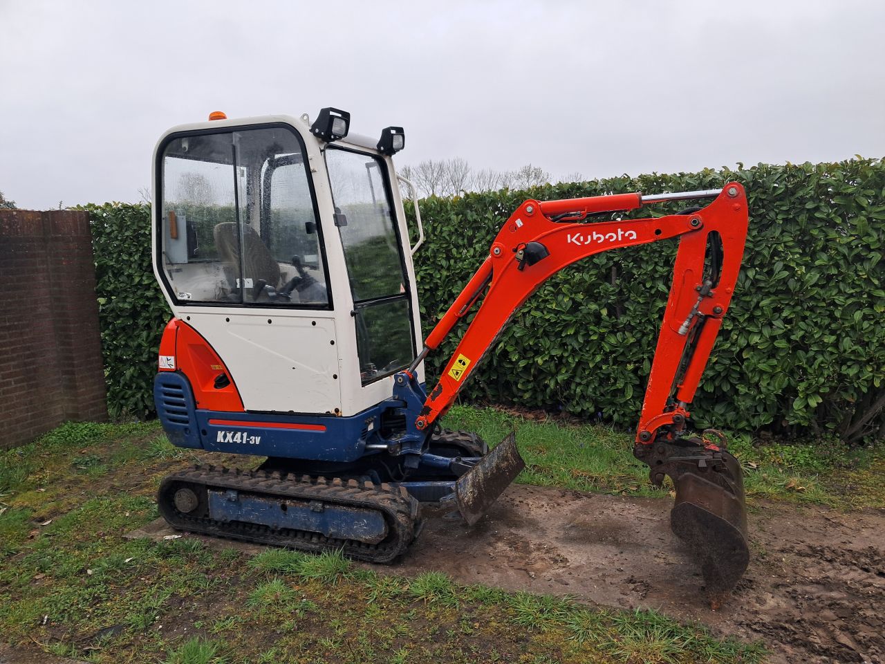 Minigraver Kubota KX41-3 V / Minikraan / Graafmachine