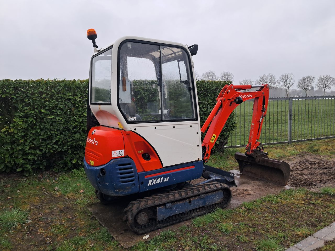 Minigraver Kubota KX41-3 V / Minikraan / Graafmachine