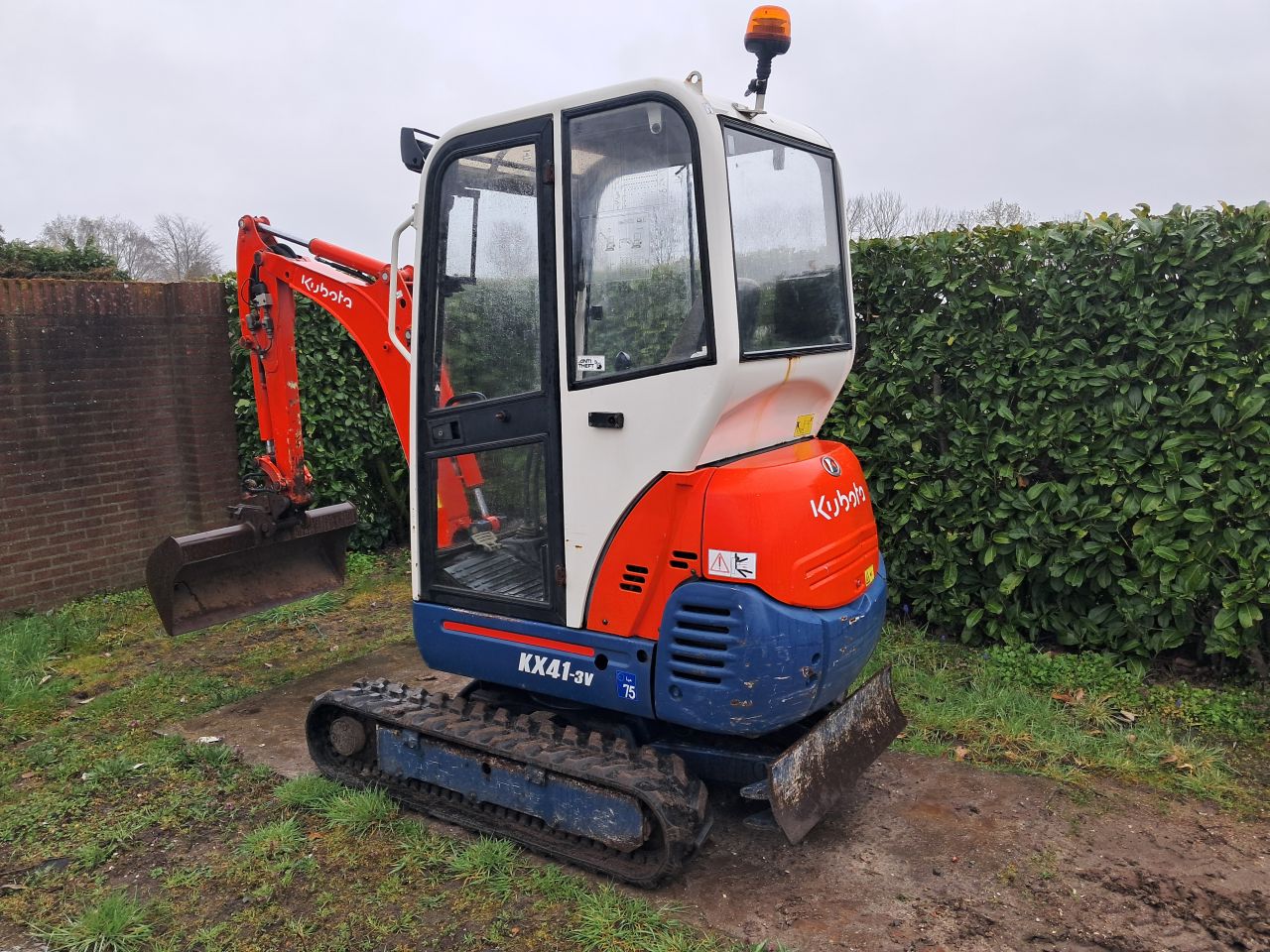 Minigraver Kubota KX41-3 V / Minikraan / Graafmachine
