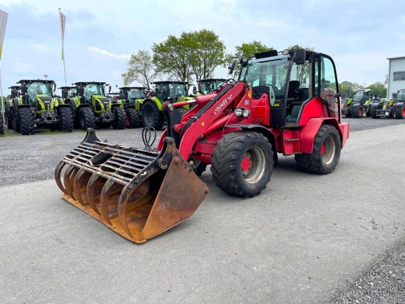 Schäffer 9300 Z, , Klima, hydr. Greifschaufel