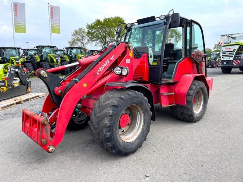 Schäffer 9300 Z, , Klima, hydr. Greifschaufel