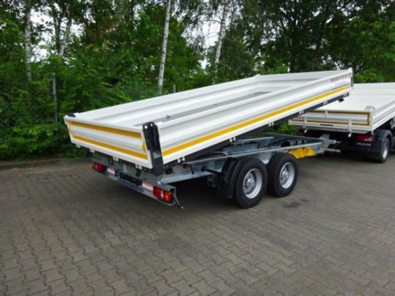 Möslein TTD 11 Weiß neuer Tandem 3- Seitenkipper Tieflade