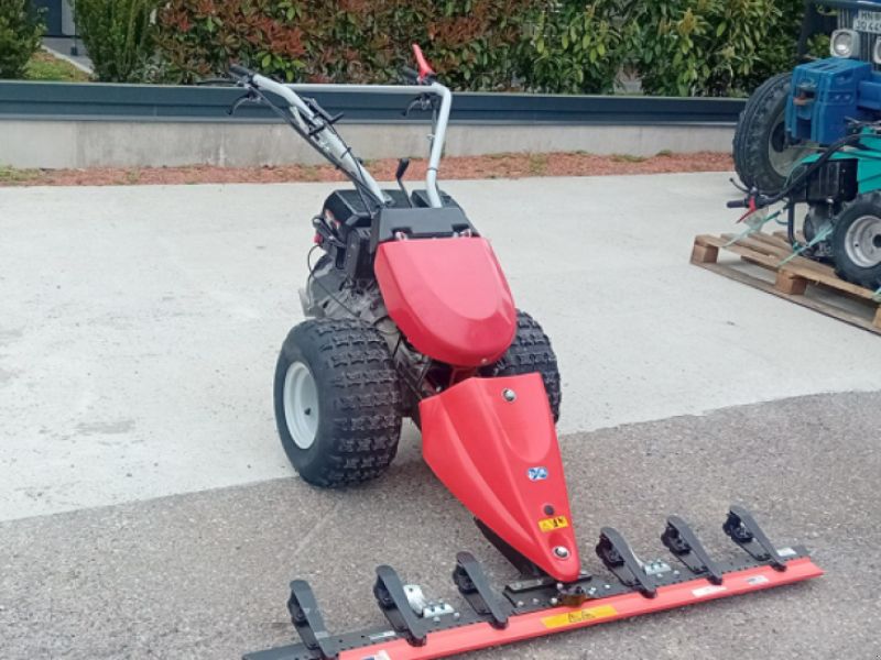 Bertolini B102 mit neuem Mähantrieb, neuem Messerbalken, neuen Rädern und