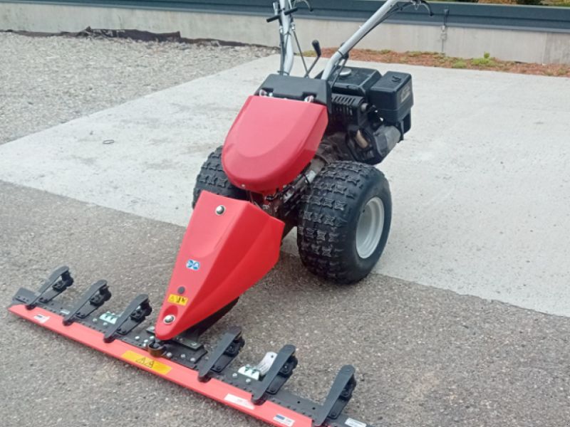 Bertolini B102 mit neuem Mähantrieb, neuem Messerbalken, neuen Rädern und