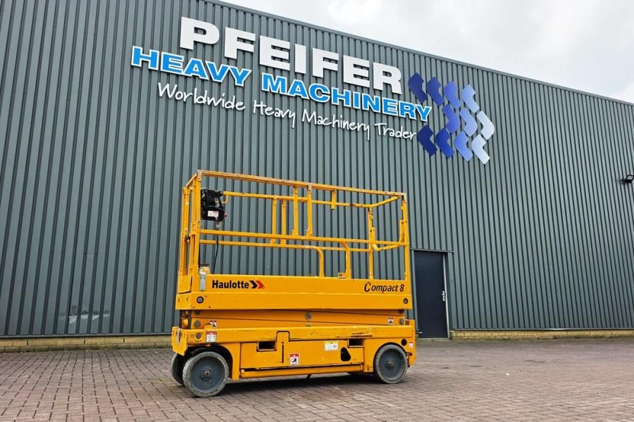 Haulotte Compact 8 Electric, 8.2m Working Height, 350kg Cap