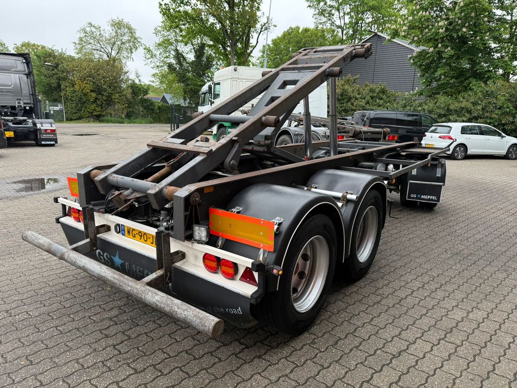 GS AC-2800-K NCH/Haak Kiepende containeraanhanger NL Trailer APK 05-2027 Top conditie