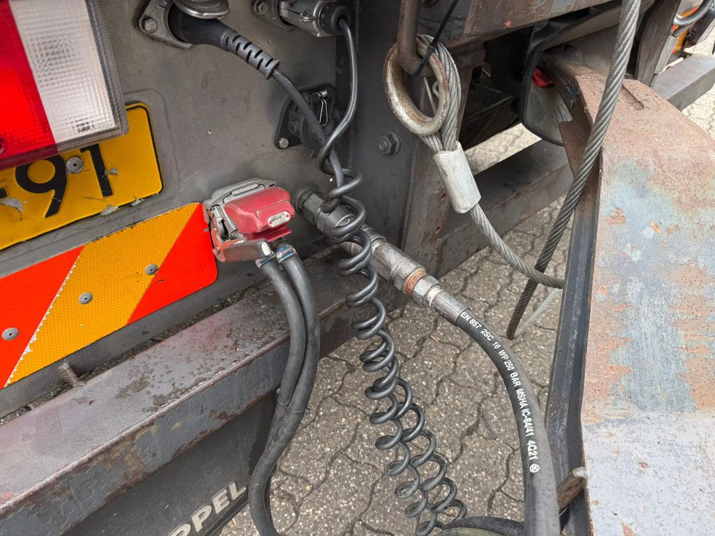 GS AC-2800-K NCH/Haak Kiepende containeraanhanger NL Trailer APK 05-2027 Top conditie