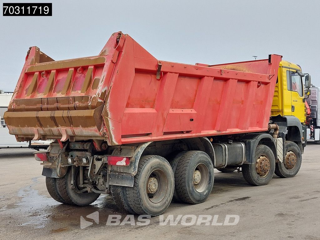 MAN TGA TGA 41.480 8X8 15m3 Meiller tipper 8x8 Full Steel Manual Gearbox Big-Axle