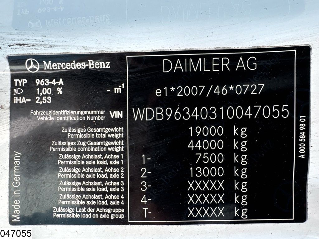 Mercedes Actros 1845 EURO 6