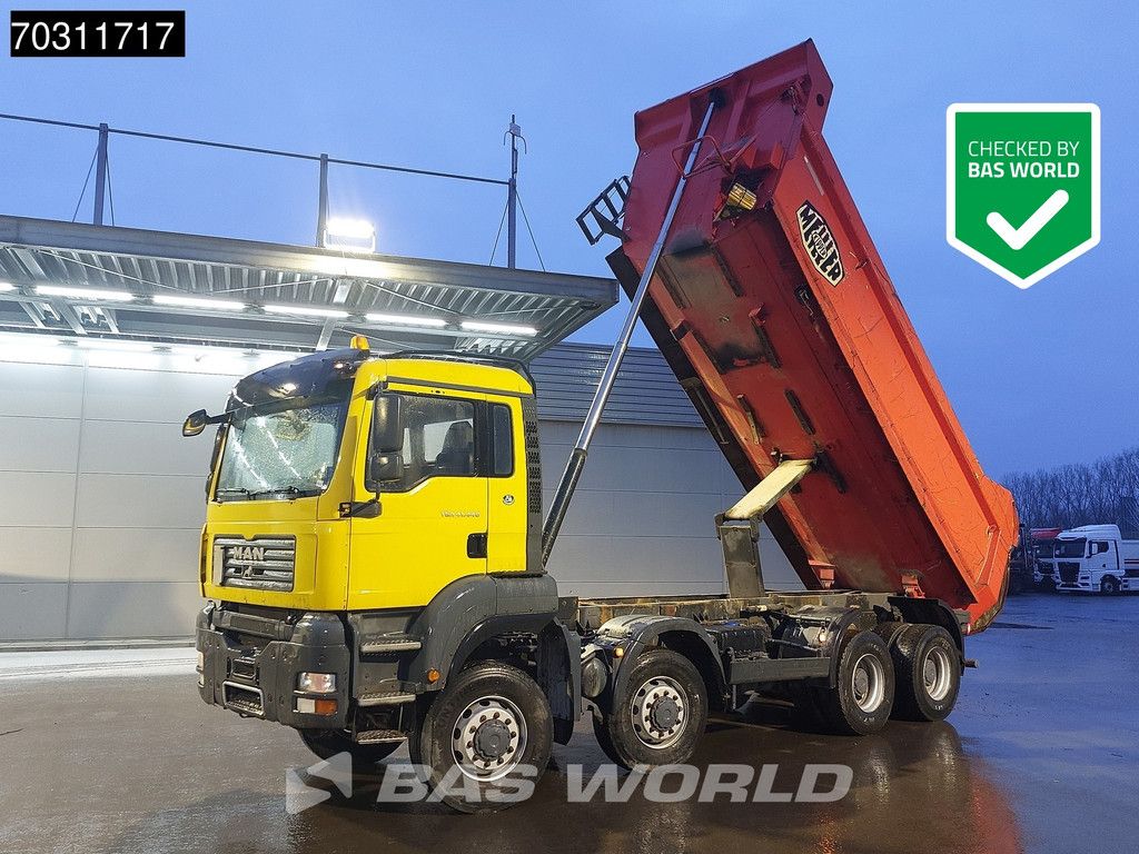 MAN TGA TGA 41.440 8X8 8x8 18m3 Meiller tipper Steelsuspension Big-Axle Manual Euro 4