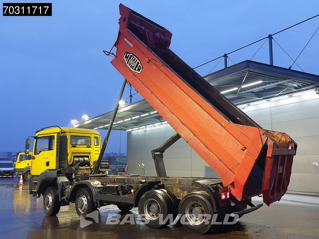 MAN TGA TGA 41.440 8X8 8x8 18m3 Meiller tipper Steelsuspension Big-Axle Manual Euro 4