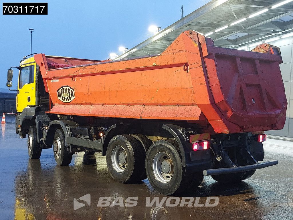 MAN TGA TGA 41.440 8X8 8x8 18m3 Meiller tipper Steelsuspension Big-Axle Manual Euro 4