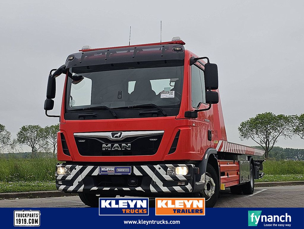 M.A.N. 12.220 TGL bottie platform+tow