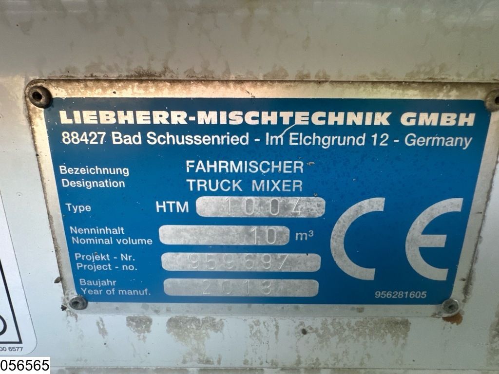 Liebherr Betonmixer 10m3