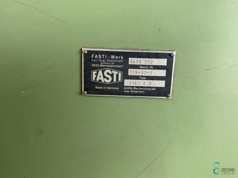 Rundbiegemaschinen Fasti 109-30-3, 3040x3mm