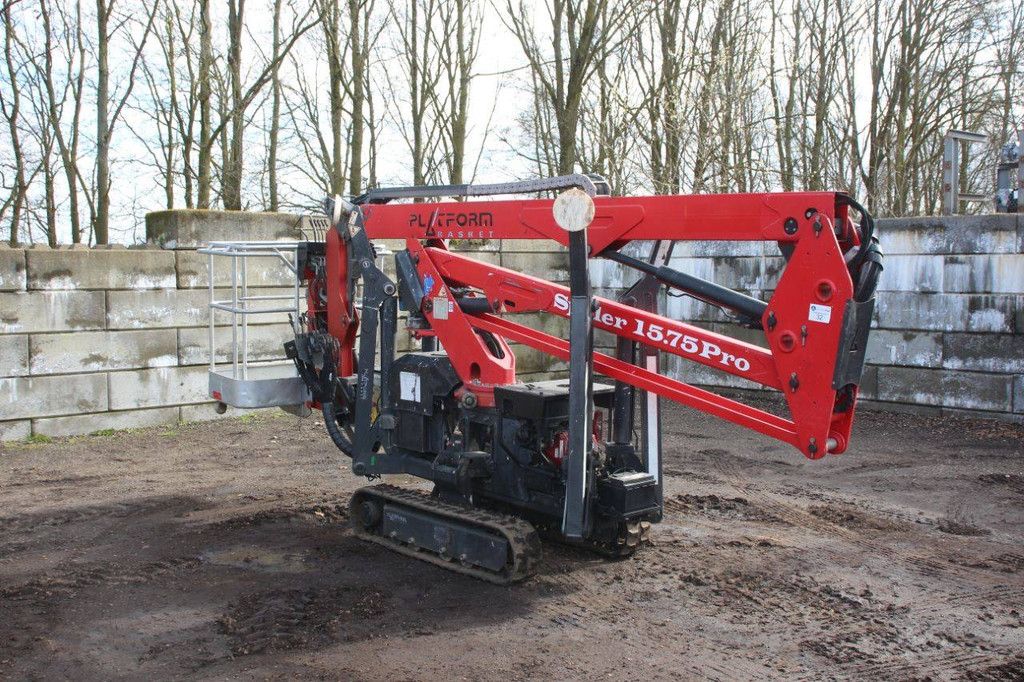 Spinhoogwerker Platform Basket Spider 15.75 Pro Benzine 15m 2014