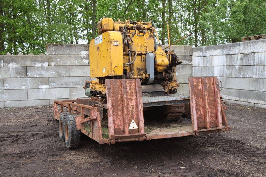 Diesel Chain Grinder on Trailer