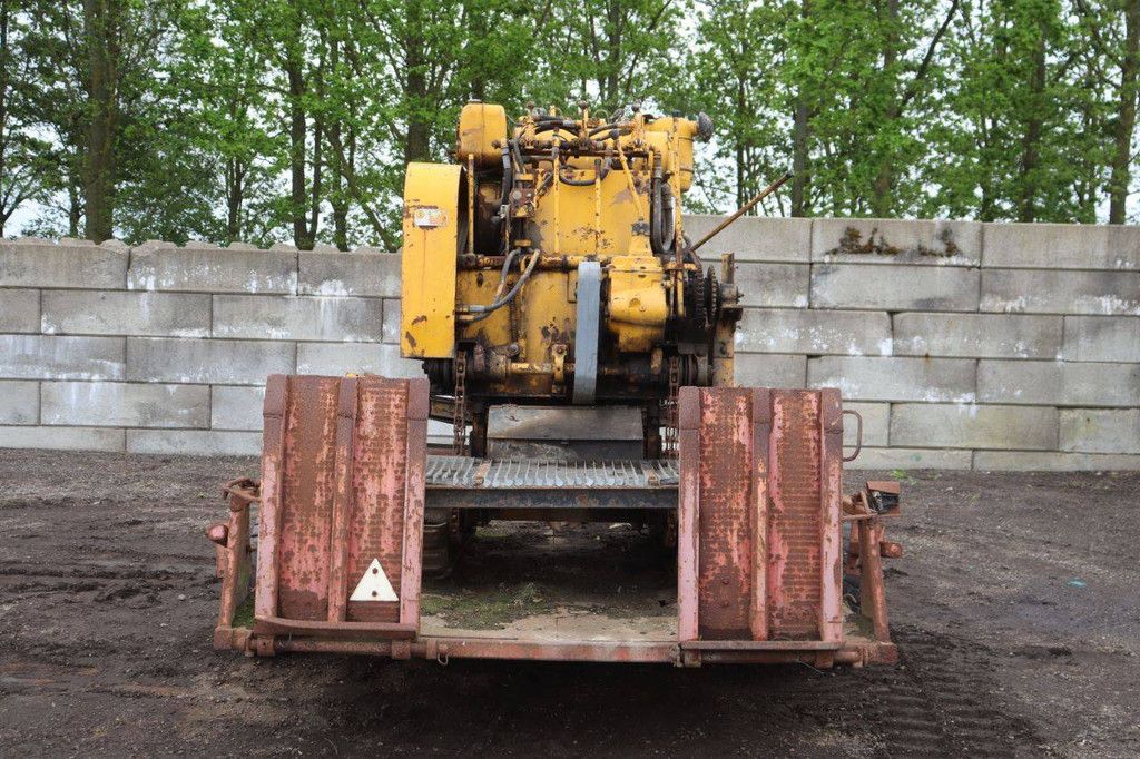 Diesel Chain Grinder on Trailer