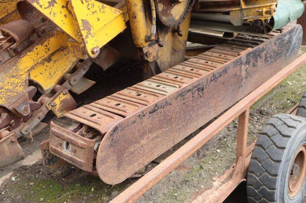Diesel Chain Grinder on Trailer