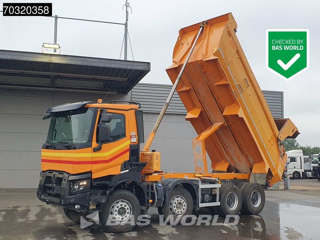 Renault K 480 8X4 16m3 tipper Steel suspension Big-Axle Optibrake+ Euro 6