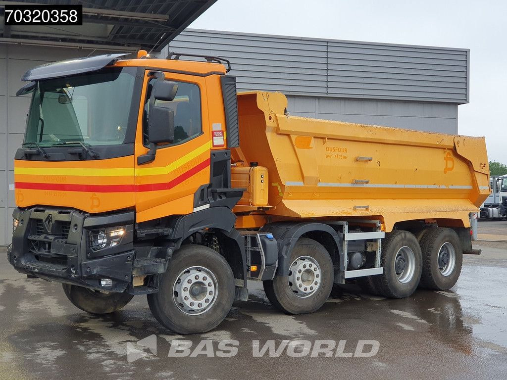 Renault K 480 8X4 16m3 tipper Steel suspension Big-Axle Optibrake+ Euro 6