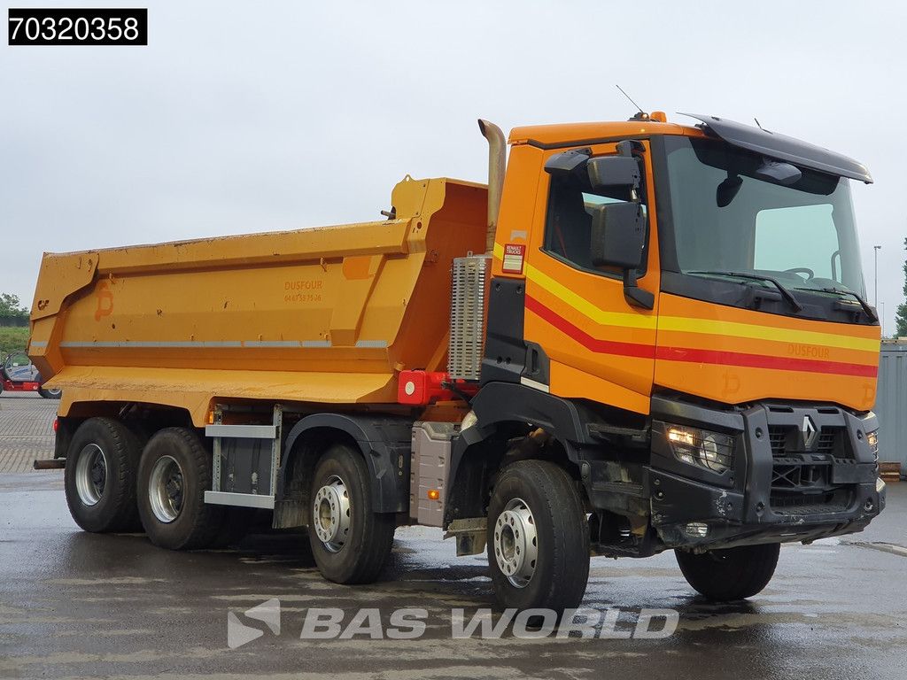 Renault K 480 8X4 16m3 tipper Steel suspension Big-Axle Optibrake+ Euro 6