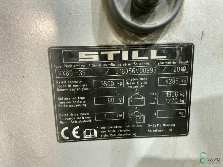 Gabelstapler Elektrisch Still RX60-35 2019