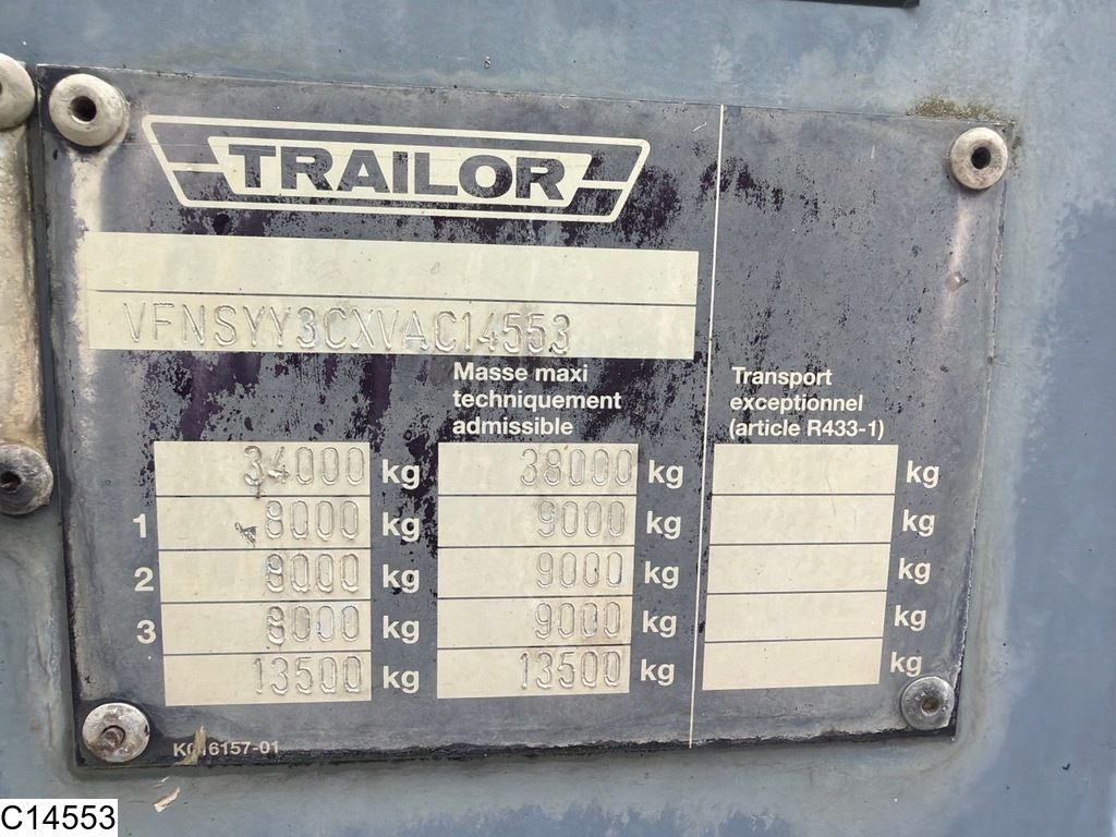 Trailor Fuel 40.007 Liter, 9 Comp