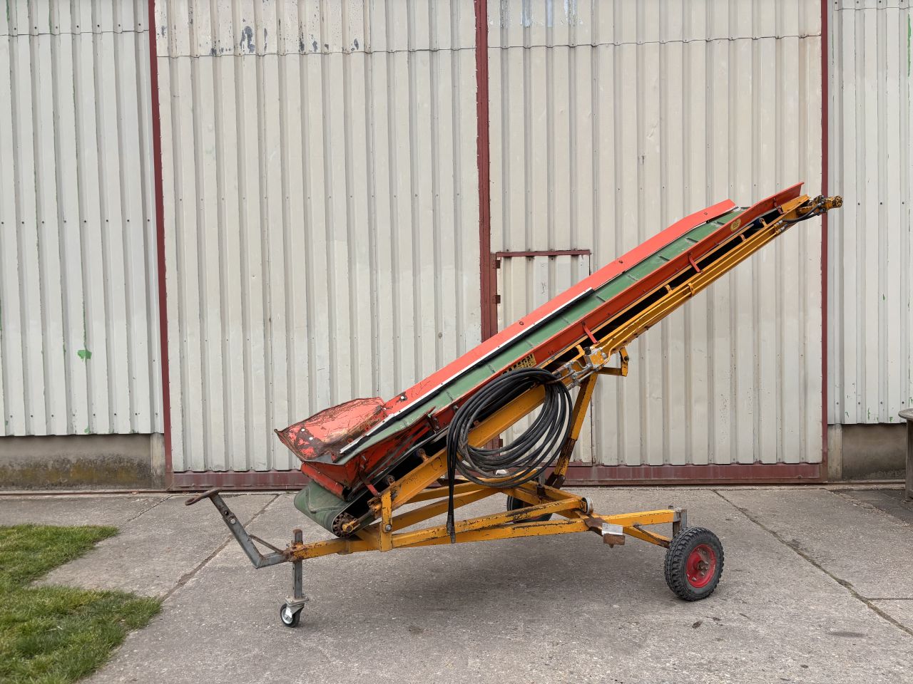Samon onderlosband / transportband - hydraulisch - 4 meter