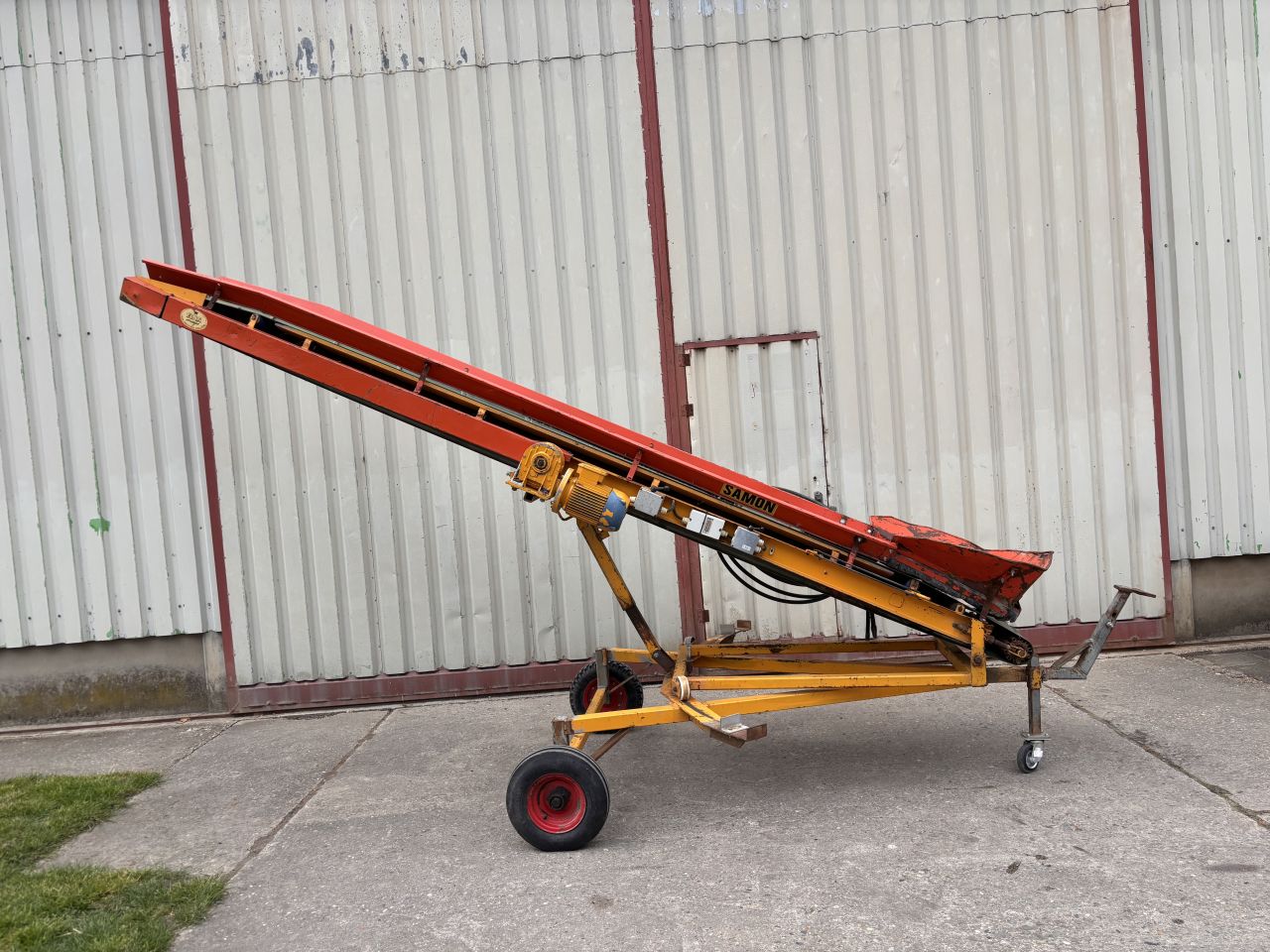 Samon onderlosband / transportband - hydraulisch - 4 meter
