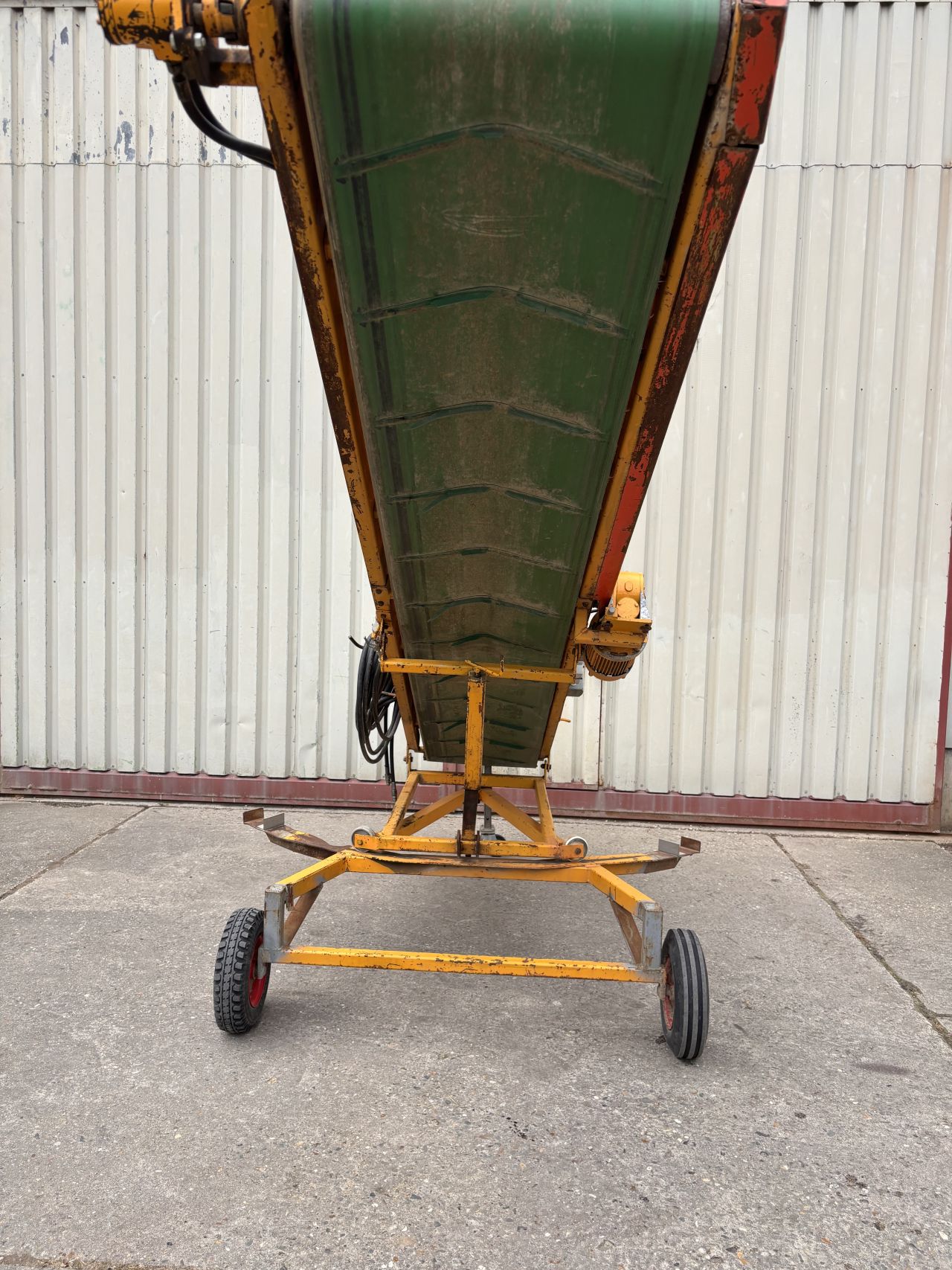 Samon onderlosband / transportband - hydraulisch - 4 meter