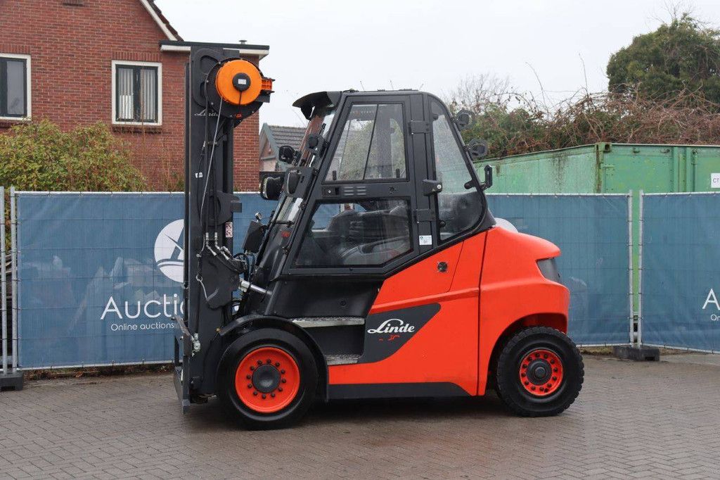 Heftruck Linde E60-01 Elektrisch 6000kg 7.5m 2017