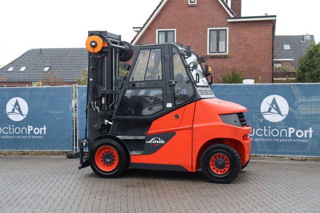 Heftruck Linde E60-01 Elektrisch 6000kg 7.5m 2017