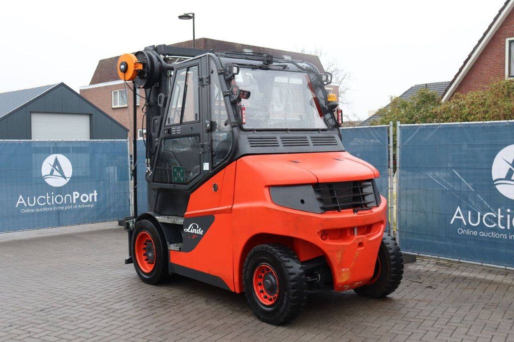Heftruck Linde E60-01 Elektrisch 6000kg 7.5m 2017