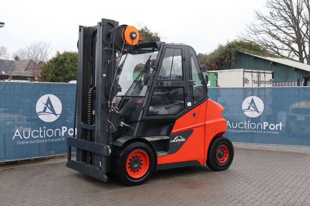 Heftruck Linde E60-01 Elektrisch 6000kg 7.5m 2017